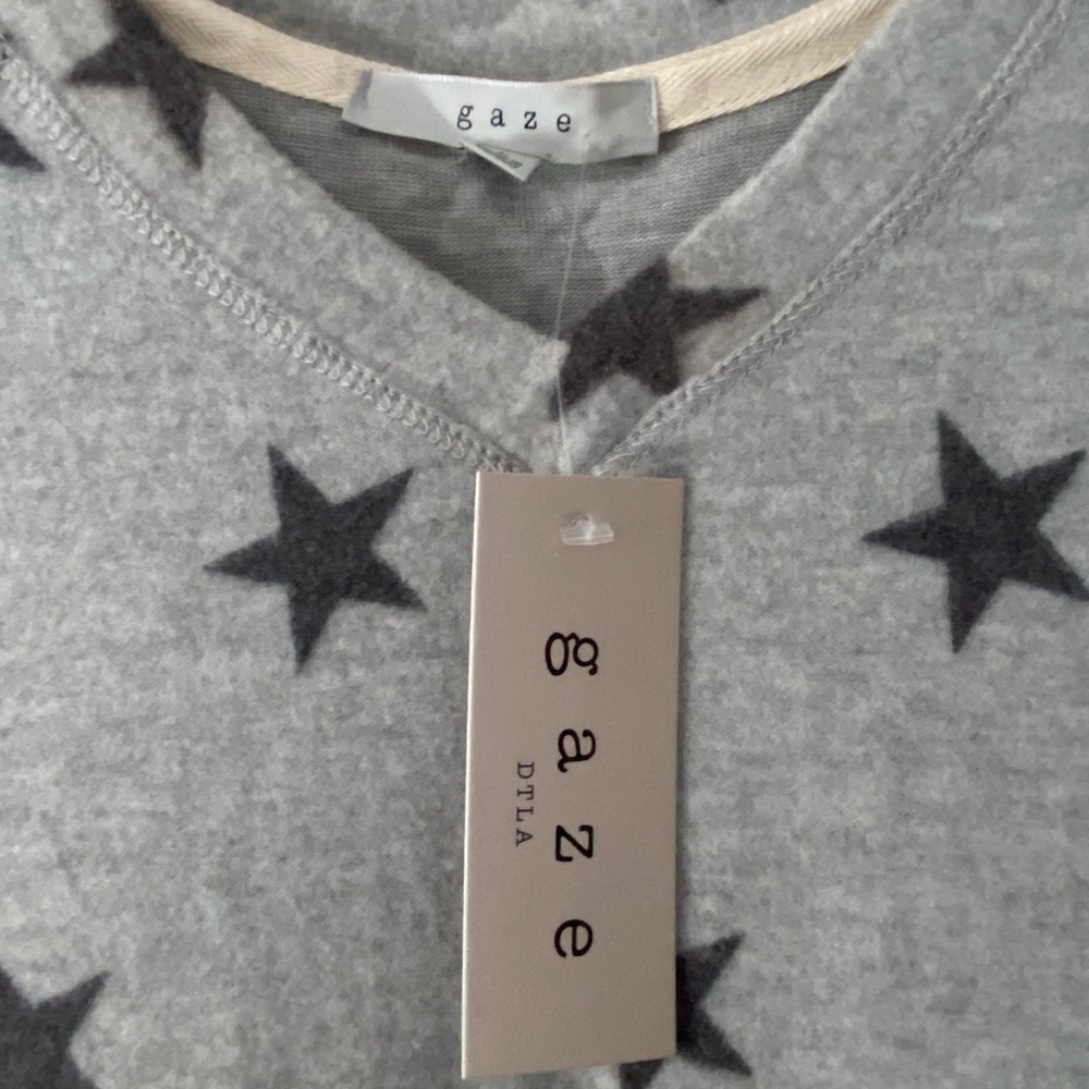 [Gage] Brushed Flannel Star Nightshirt LARGE